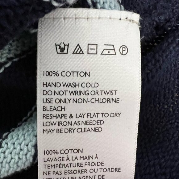 Ecote Womens Pullover Sweater Multicolor Striped 3/4 Sleeve V Neck M New - Picture 10 of 11